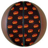 Ballon De Basket Citrouille D'Halloween, Citrouille Orange Trou Ou  (Vertical)