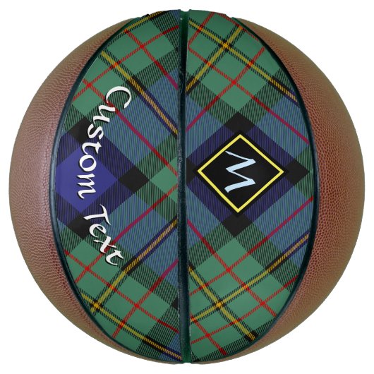 Ballon De Basket Clan MacLaren Tartan (Vertical)