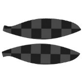 Ballon De Basket Classique Moderne Noir & Damier Noir Fumé (Panneaux)