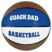 Ballon De Basket Coach personnalisé Papa Basketball (Devant)