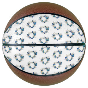 Ballon De Basket Coeur bijoux avec papillons Morpho