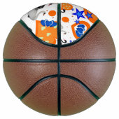 Ballon De Basket Coeurs orange cygne de basket-ball (Droite)