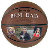 Ballon De Basket Collection photo moderne Best Papa père 3 (Devant)