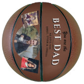 Ballon De Basket Collection photo moderne Best Papa père 3 (Vertical)