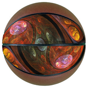 Ballon De Basket Connexion fluide Art Abstrait