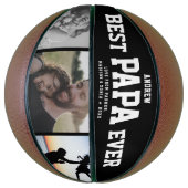 Ballon De Basket Cool MEILLEUR PAPA JAMAIS Moderne et tendance Coll (Vertical)