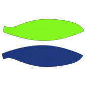 Ballon De Basket couleur solide bleu foncé et vert néon (Panneaux)