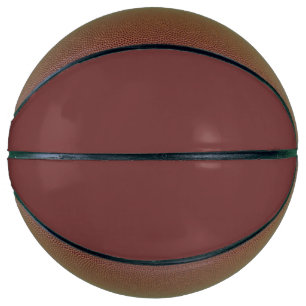 Ballon De Basket Couleur solide Garnet Classique Élégant