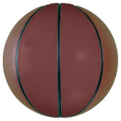 Ballon De Basket Couleur solide Garnet | Classique | Élégant (Vertical)