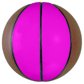 Ballon De Basket Couleur solide Magenta brillante (Vertical)