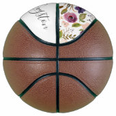 Ballon De Basket Couples Fiançailles Mariages Fleurs Noms (Droite)