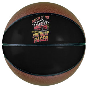 Ballon De Basket Cousin du coureur d'anniversaire Fête de famille d