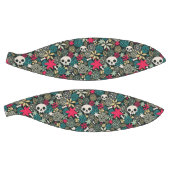 Ballon De Basket Crâne en fleurs (Panneaux)