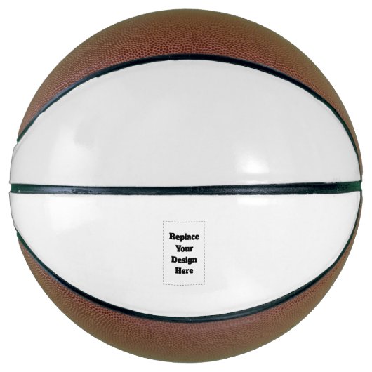Ballon De Basket Create Your Own white  (Devant)