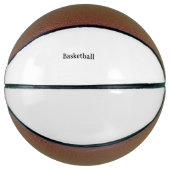 Ballon De Basket Créez Votre Propre Format Réel (Devant)