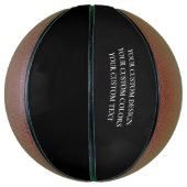 Ballon De Basket Créez votre propre personnalisation (Vertical)