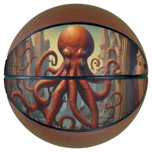 Ballon De Basket Cthulhu Paradis Perdu (Devant)