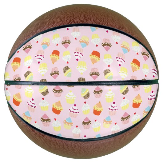 Ballon De Basket Cupcake Party Basket (Devant)