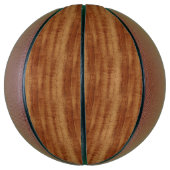 Ballon De Basket Curly Koa Acacia Grain (Vertical)