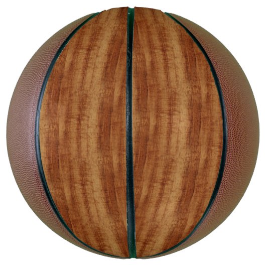 Ballon De Basket Curly Koa Acacia Grain (Vertical)