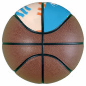 Ballon De Basket Custom name paint strokes patterned (Droite)