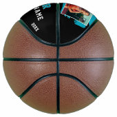 Ballon De Basket Custom Player's Name Number Team 2 Photo (Droite)