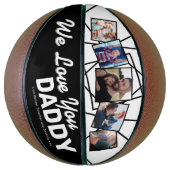 Ballon De Basket Custom We Love You Papa Photo (Vertical)