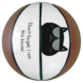 Ballon De Basket Cute Cat - I run this house now!  (Vertical)