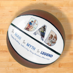 Ballon De Basket DAD Cutout 3 Photo Collage Homme Mythe Légende