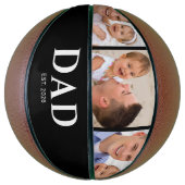 Ballon De Basket Dad Established Modern Black 3 Photo (Vertical)
