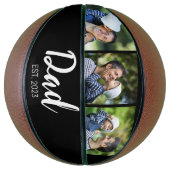 Ballon De Basket Dad Established Modern Script Black 3 Photo (Vertical)