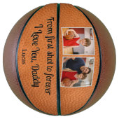Ballon De Basket Dad Gift From First Shot to Forever 2 Photo (Vertical)