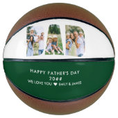 Ballon De Basket DAD Lettre découpée photo Collage texte personnali (Devant)