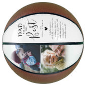 Ballon De Basket DAD 'You Are The Best' Photos Nom et devis (Devant)