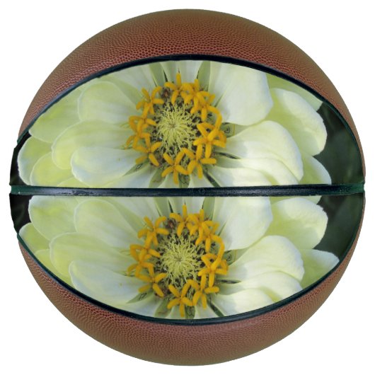 Ballon De Basket Dahlia Fleur jaune clair (Devant)
