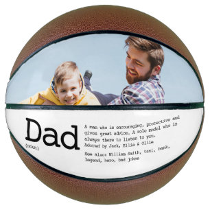 Ballon De Basket Définition personnalisée de papa photo moderne amu