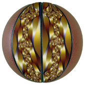 Ballon De Basket Design d'or au basket (Vertical)