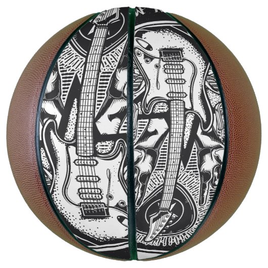 Ballon De Basket Design Guitar Rock (Vertical)