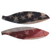 Ballon De Basket Deux drapeaux américains rétroéclairés (Panneaux)