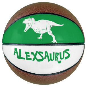 Ballon De Basket Dinosaure avec nom personnalisé
