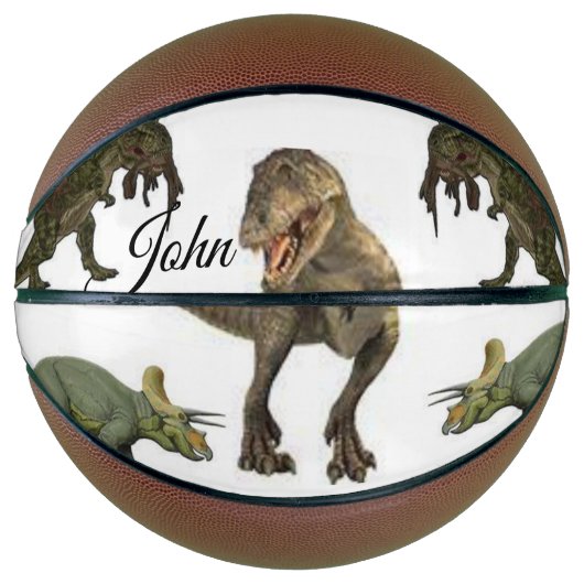 Ballon De Basket Dinosaure de basket-ball (Devant)