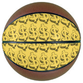 Ballon De Basket dollar or (Devant)