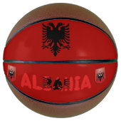 Ballon De Basket Drapeau albanais (Devant)