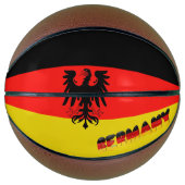 Ballon De Basket Drapeau allemand (Devant)