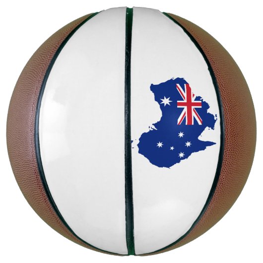 Ballon De Basket Drapeau australien (Vertical)
