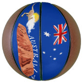 Ballon De Basket Drapeau australien (Vertical)