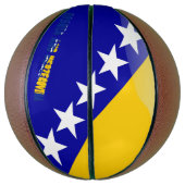 Ballon De Basket Drapeau bosnien (Vertical)