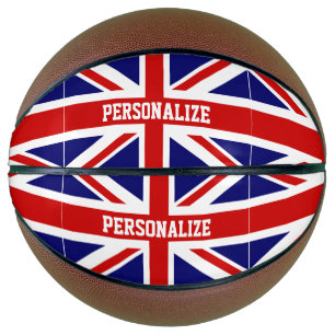 Ballon De Basket Drapeau britannique de basket-ball sur mesure