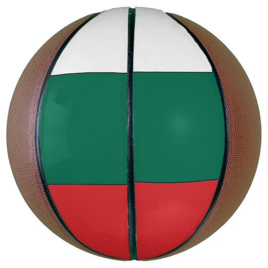 Ballon De Basket Drapeau Bulgarie (Vertical)