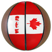 Ballon De Basket Drapeau canadien (Vertical)